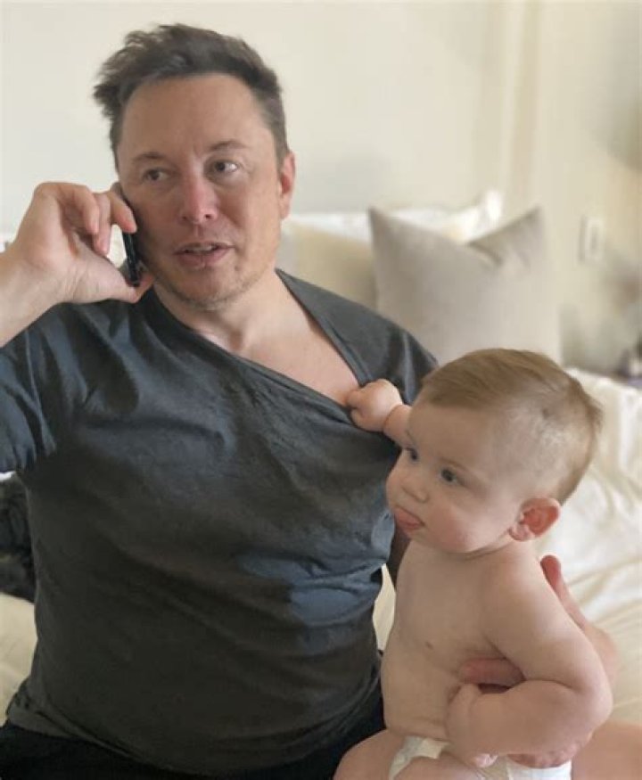 Elon Musk Shared New Pic Close Up Pic Of Son X Æ A12
